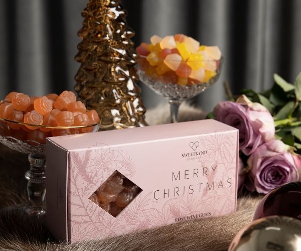 Sweetkynd Merry Christmas Rosé wine gums
